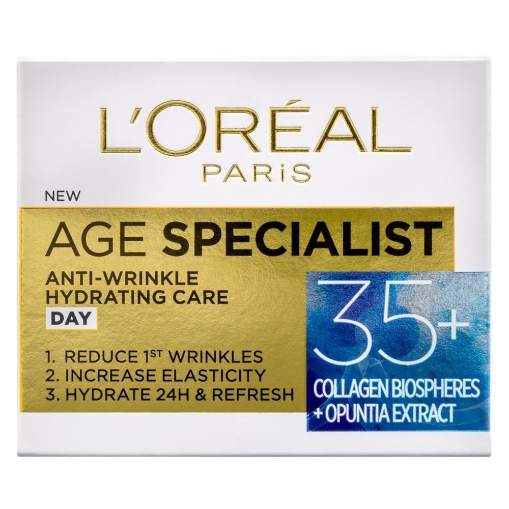 L'Oreal Paris AGE SPECIALIST ANTI-WRINKLE 35+ VLAŽILNA DNEVNA NEGA PROTI GUBAM 50ML