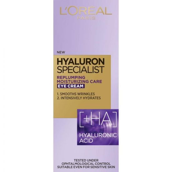 L'Oreal Paris L'Oreal Paris Hyaluron Specialist krema za predel okrog oči 15 ml