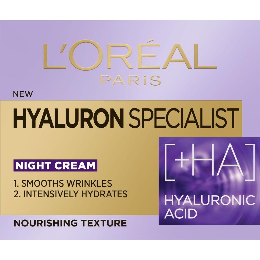 L'Oreal Paris L'Oreal Paris Hyaluron Specialist nočna vlažilna krema za povrnitev volumna 50 ml