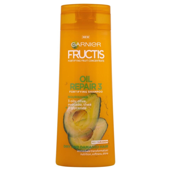 Garnier FRUCTIS OIL REPAIR 3 ŠAMPON ZA SUHE IN POŠKODOVANE LASE 250ML