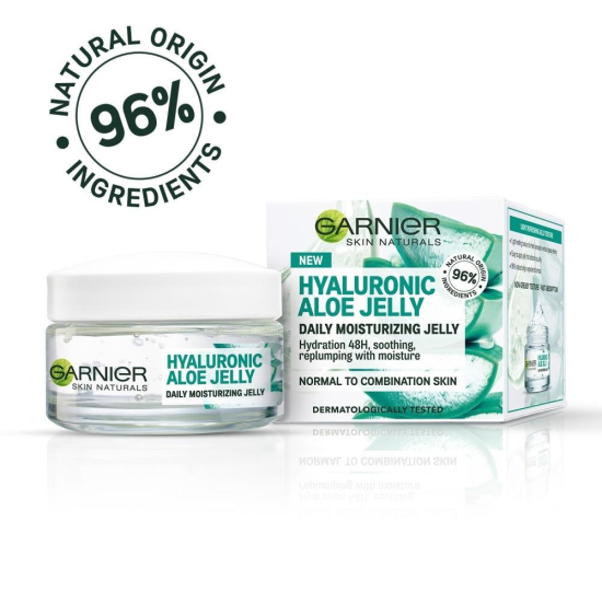 Garnier Garnier Skin Naturals Hyaluronic Aloe Jelly vlažilni gel za obraz za normalno kožo 50 ml