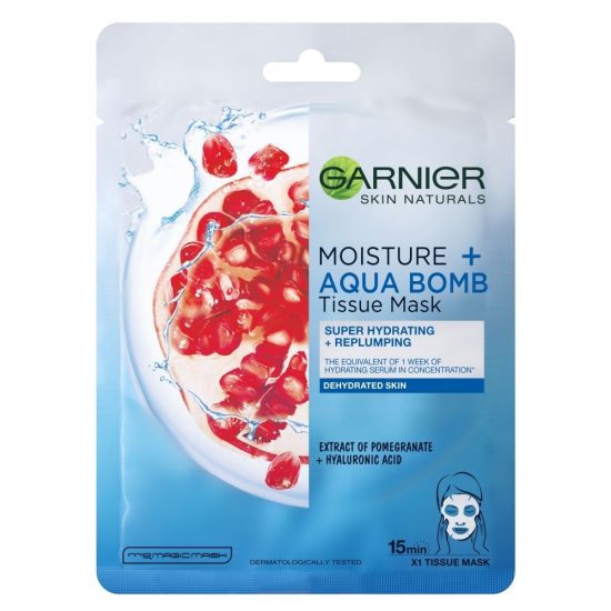 Garnier Garnier Skin Naturals Tissue Mask Moisture + Aqua Bomb Tekstilna maska