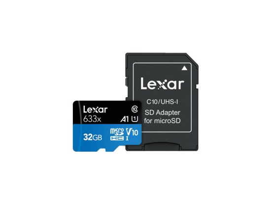 LEXAR microSDHC 633x UHS-I kartica z adapterjem 32GB