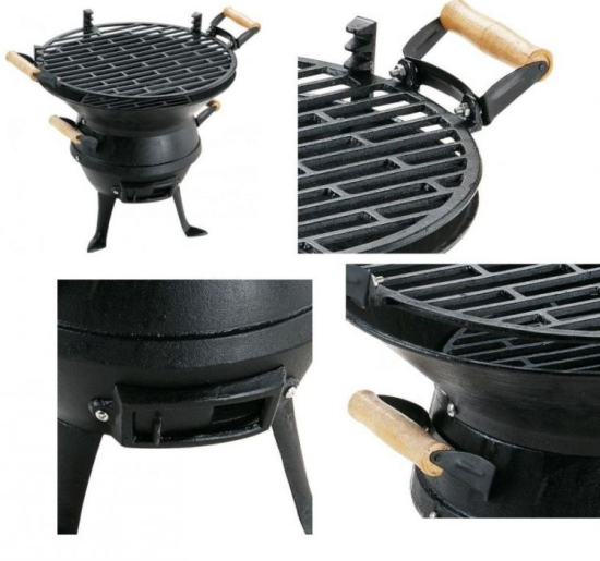 GRILLCHEF žar na oglje Barrel 36cm (0630) 2