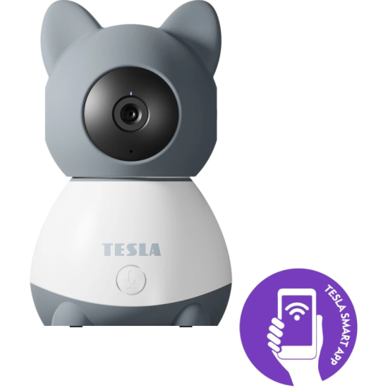Tesla Pametna videovaruška 360 siva