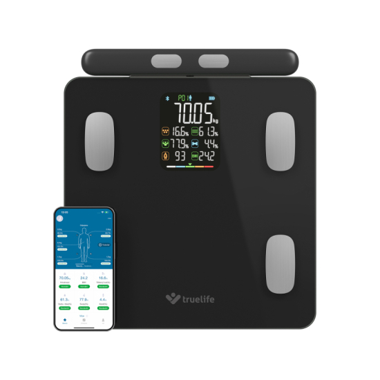 TrueLife pametna tehtnica W8 Black