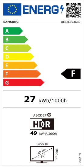 SAMSUNG The Frame TV QE32LS03CBUXXH