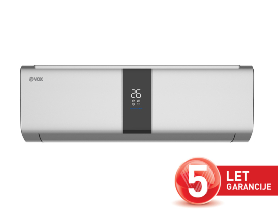 VOX klima naprava IEC12-VCWG z MONTAŽO [WiFi, VoiceControl,Vitamin C Fil.,siva]