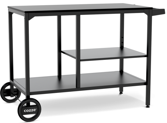 COZZE mobilna zunanja BBQ miza 115x60x90 cm (90201)