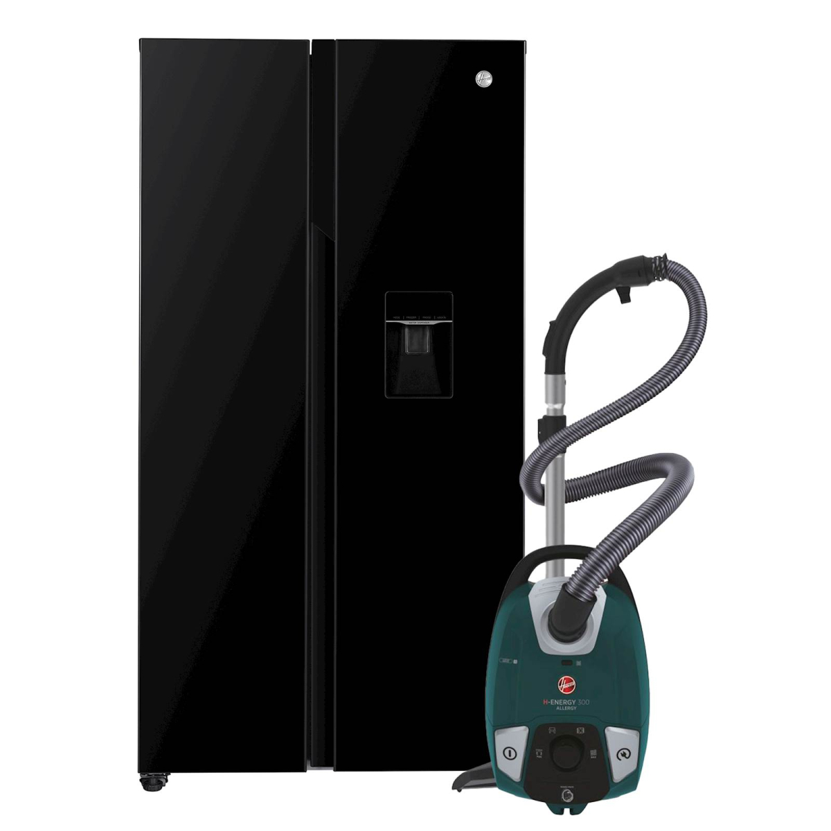 KOMPLET Hladilnik HOOVER HHSBSO-6174BWD + Sesalnik HOOVER HE330ALG 011 KOMPLET Hladilnik HOOVER HHSBSO-6174BWD + Sesalnik HOOVER HE330ALG 011