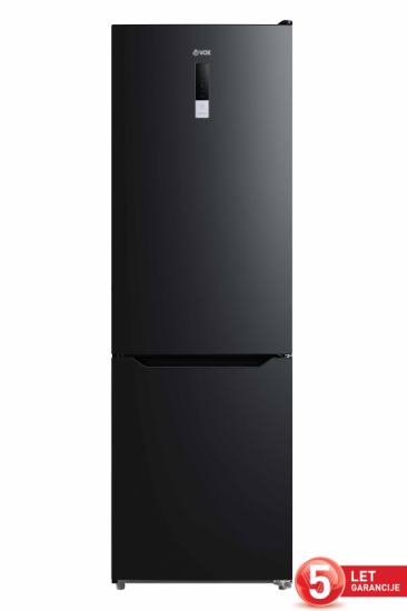 VOX kombinirani hladilnik NF 4030 B E [E, H: 224 L, Z: 86 L, NO-FROST, črn]