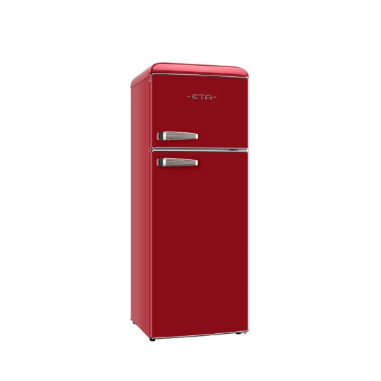 ETA Retro kombinirani hladilnik Storio [ E, V: 148,2 cm, H: 170L, Z: 45L, rdeč]
