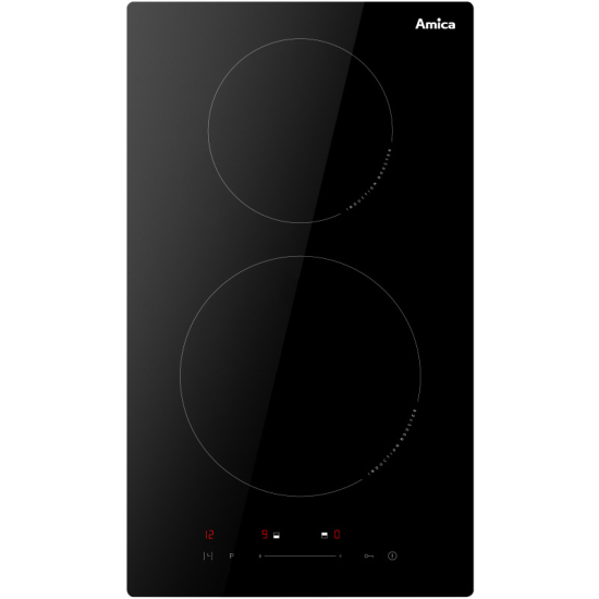 AMICA indukcijska k. plošča DI 3401 PSB [2 coni, 30cm, črna]